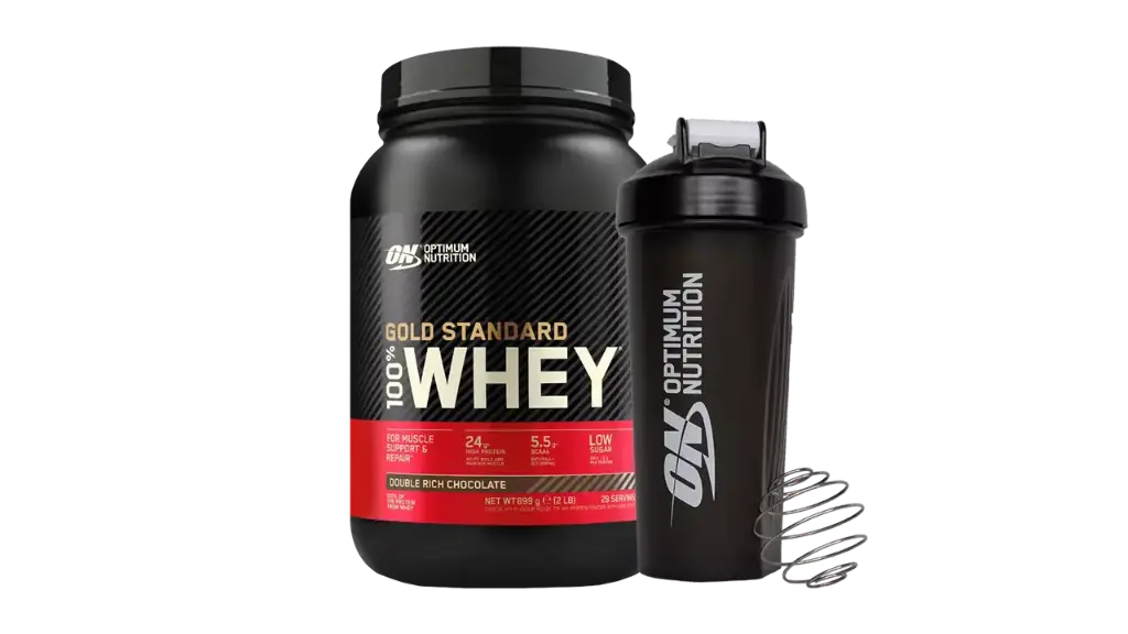 Pack Optimum Nutrition 100% Whey Gold Standard 900gr + 1 shaker