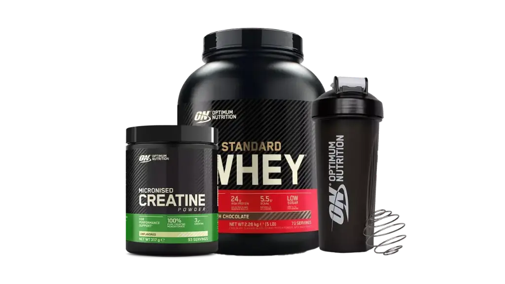 Optimum Nutrition 100% Gold Standard 2,27kg + 1 Créatine 187g + 1 shaker