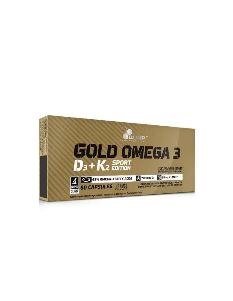 Gold Omega 3 D3 + K2 Sport Edition
