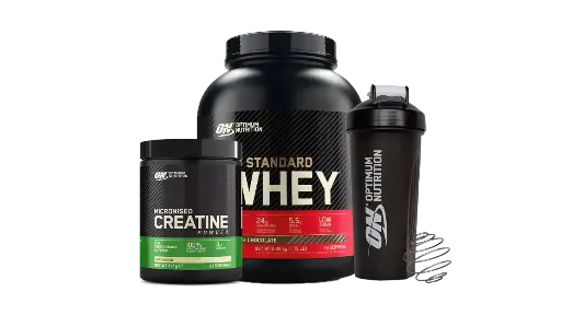 Optimum Nutrition 100% Gold Standard 2,27kg + 1 Créatine 187g + 1 shaker